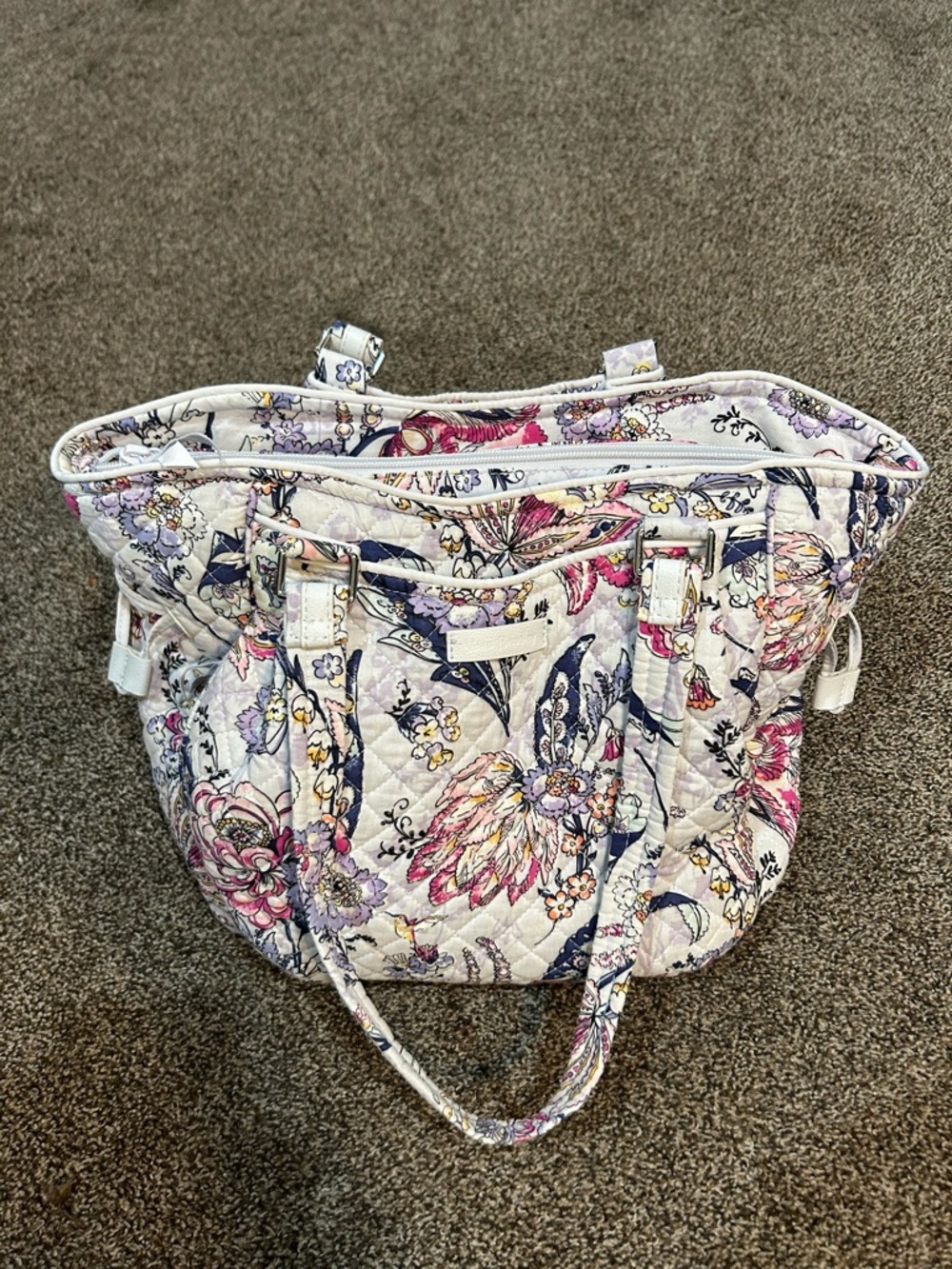 Vera Bradley Hummingbird Park Glenna Satchel